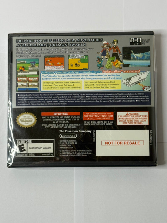Pokémon Soulsilver Version New! (USA!) Authentic Nintendo DS