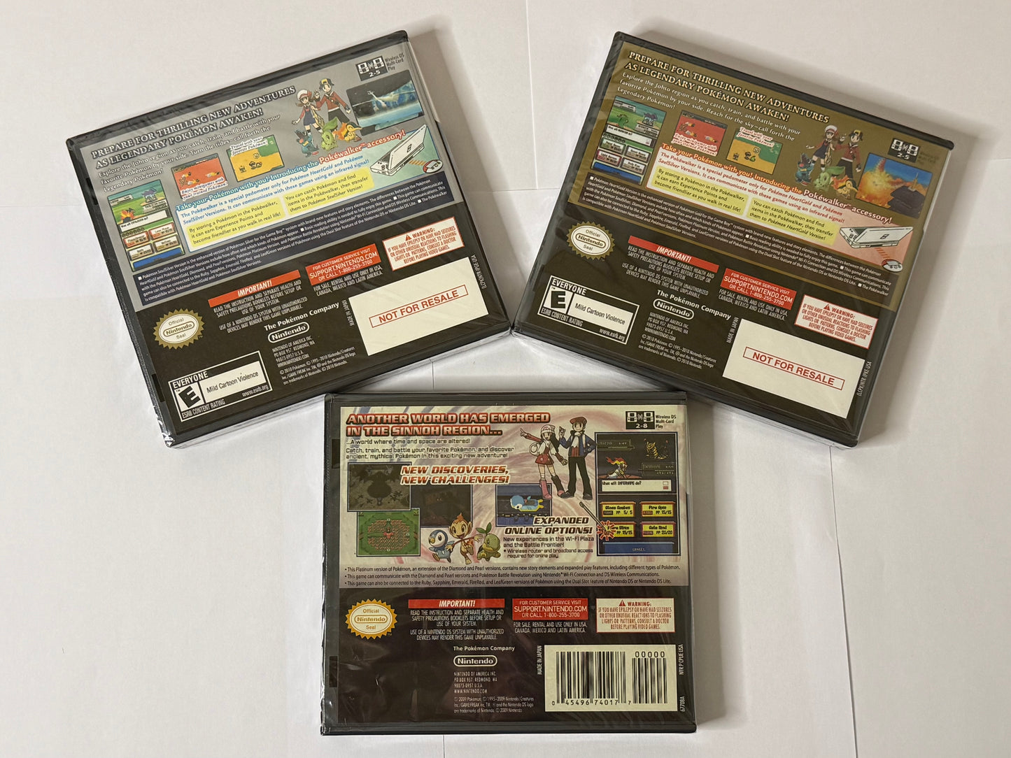 HeartGold + SoulSilver + Platinum Bundle 1