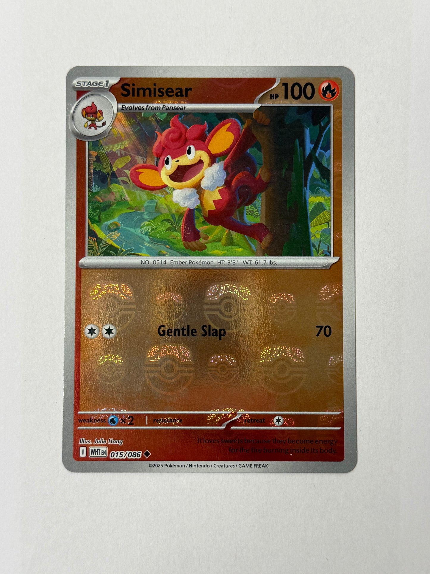 Simisear #015/086 NM MasterBall