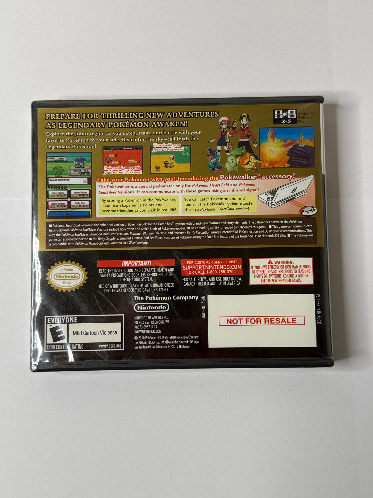 Pokémon HeartGold Version New! (USA!) Authentic Nintendo DS