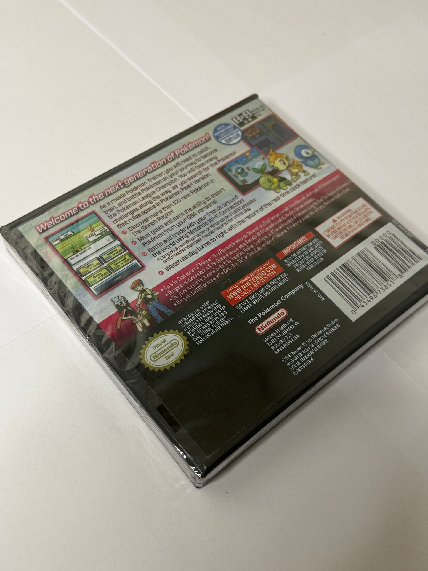 Pokemon Pearl Edition New! (USA!) Authentic Nintendo DS