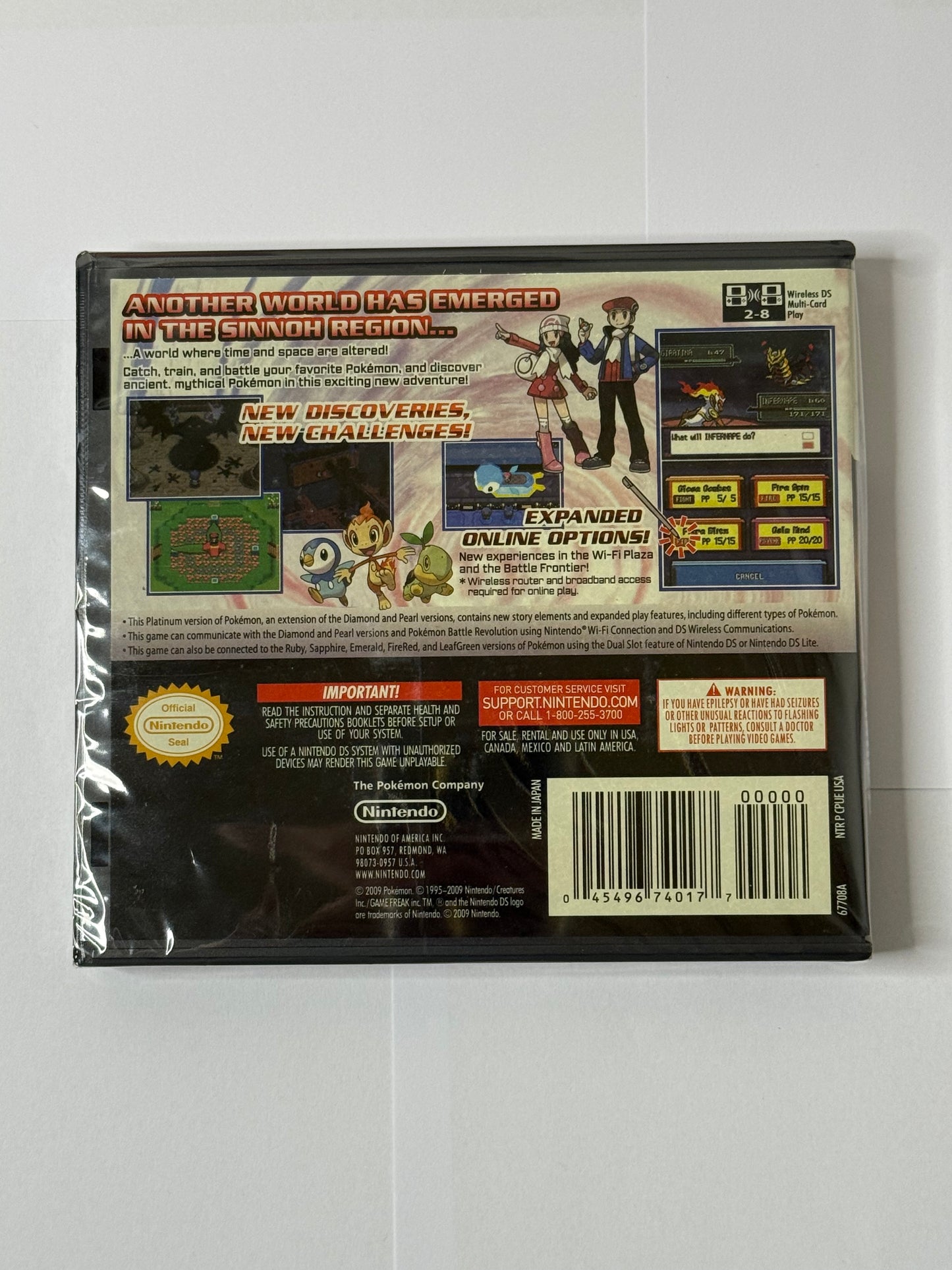 Pokémon Platinum Version New! (USA!) Authentic Nintendo DS