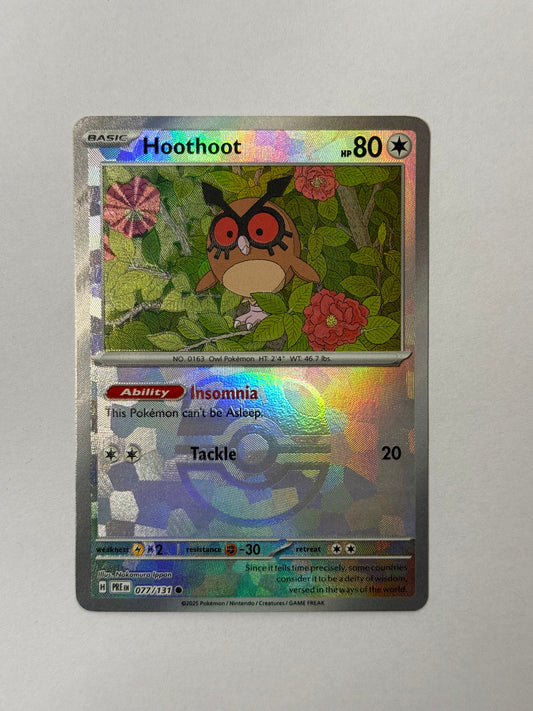 Hoothoot #077/131 NM MasterBall