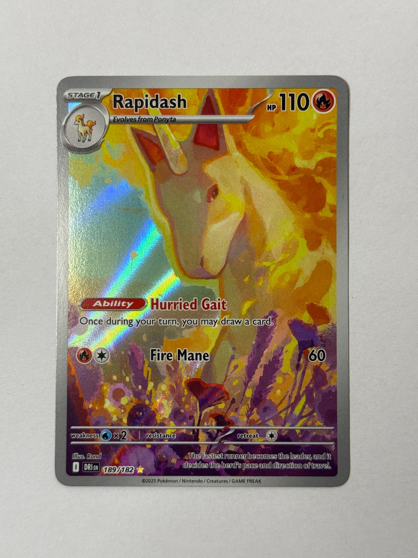 Rapidash #189/182 NM