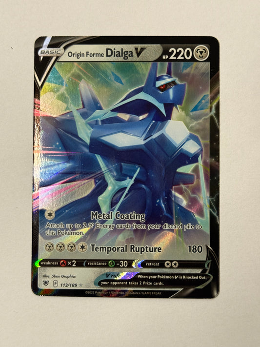 Origin Forme Dialga V #113/189 NM