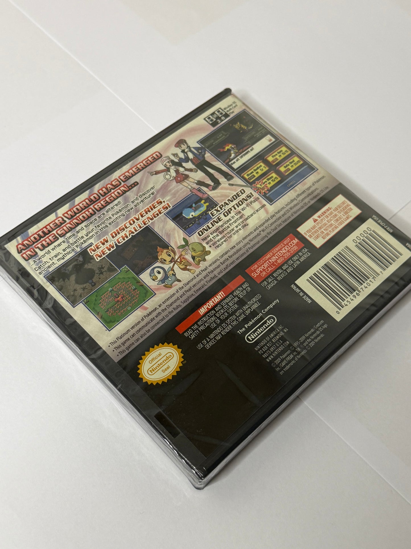 Pokémon Platinum Version New! (USA!) Authentic Nintendo DS